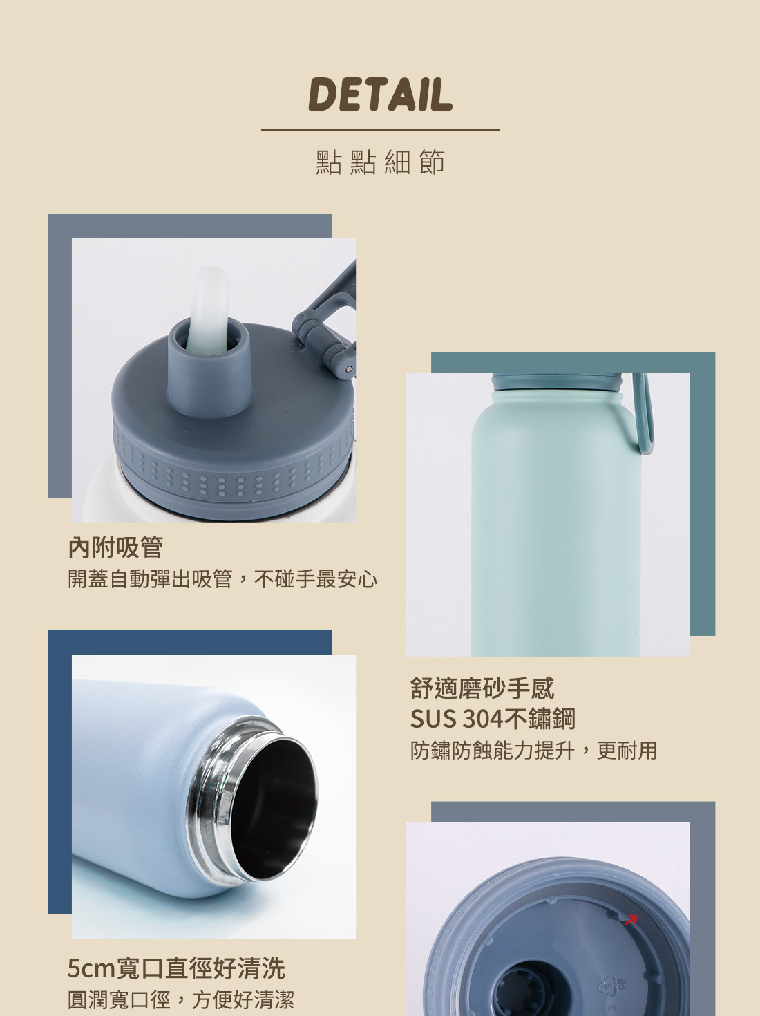 HOUSUXI大容量保冷保溫瓶雙蓋組1200ml