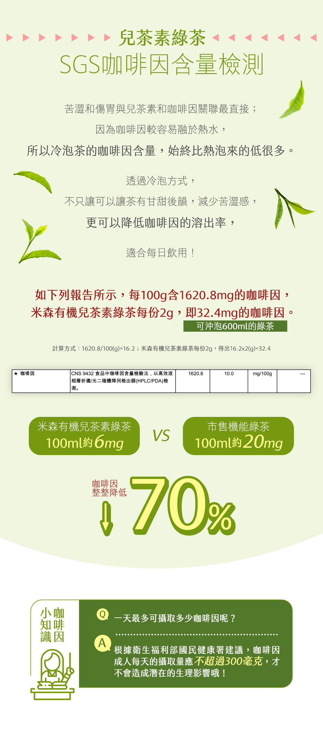 米森有機兒茶素綠茶